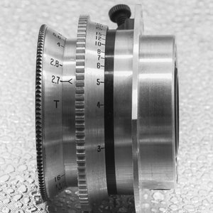Objetivo de cine vintage poco común Bausch & Lomb 20 mm T2.7 Baltar-Mitchell Mount de 1947 imagen 3