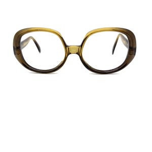 80s Christian Dior Glasses | New Old Stock | 70s Dior Eyeglass Frames | Deep Amber Oversized Eyeglasses | Large Dior Sunglasses | CD 648