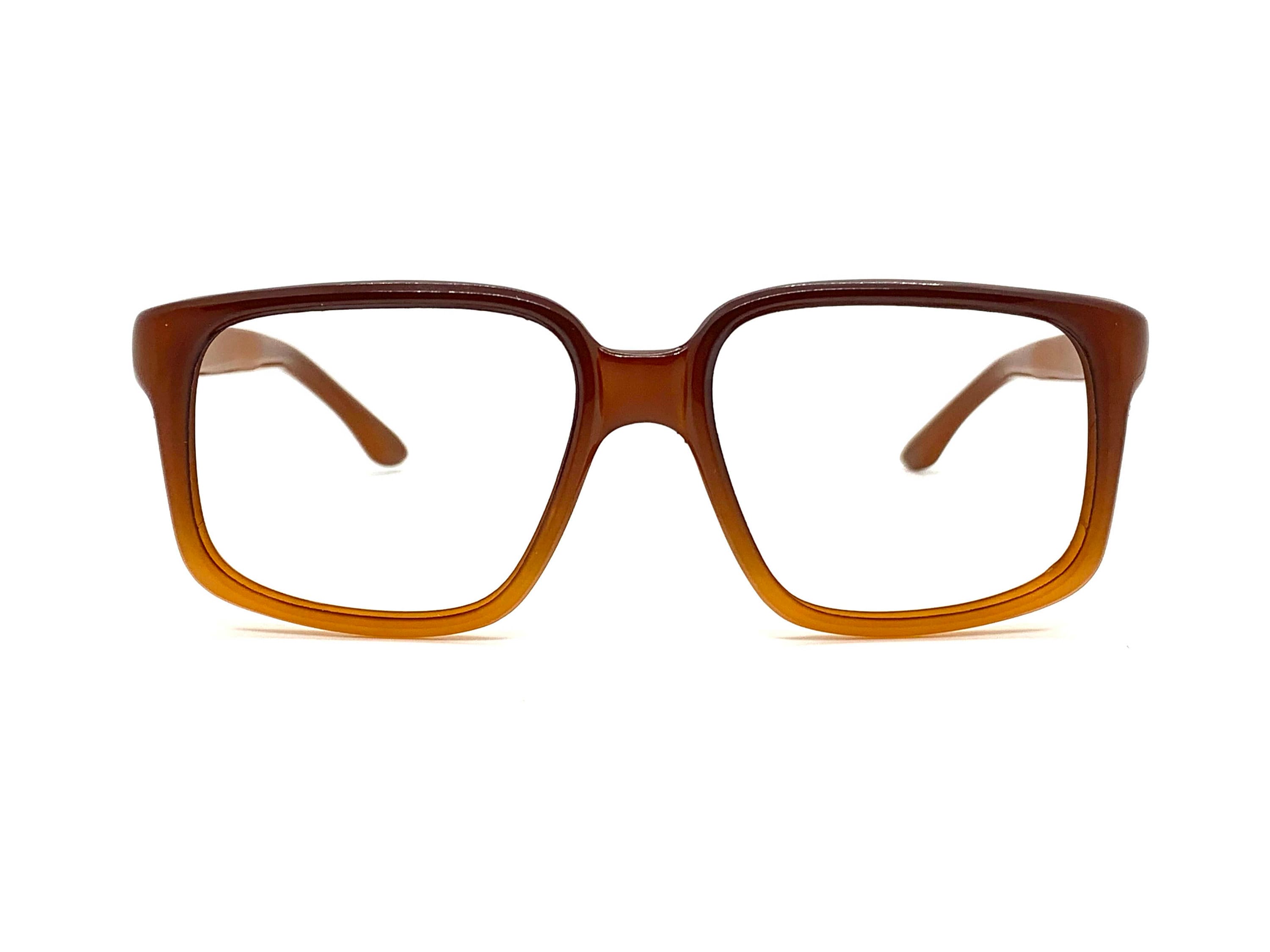 Vintage 60s Zyloware Brown Eyeglasses | New Old Stock | Geek