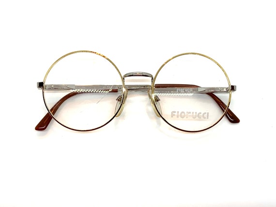 80s Vintage Eyeglasses | New Old Stock | Gold Rou… - image 4