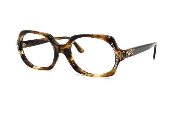 Vintage 60s Eyeglasses | New Old Stock | Hex Shap… - image 3