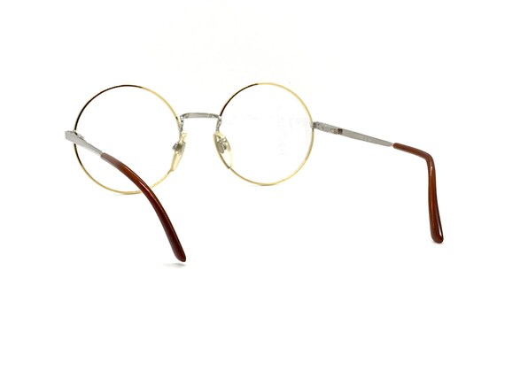 80s Vintage Eyeglasses | New Old Stock | Gold Rou… - image 6