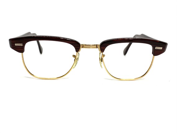 Unworn 50s Brownwood Eyeglass Frames | New Old St… - image 2