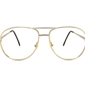Vintage Eyeglasses | New Old Stock | Vintage Glasses Frames | 80s Aviator Glasses | 1980s Eyeglass Frames | Oversized Square Eyeglass Frames