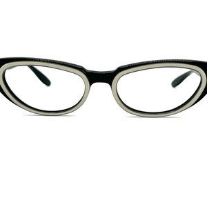 50s Cat Eye Glasses | New Old Stock | Bausch & Lomb | Gray Silk Sunglasses | 60s Cat Eye Frames | Cateye Eyeglasses | Retro Glasses Frames
