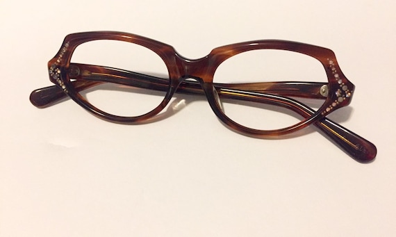 Unworn 60s Cat Eye Eyeglass Frames | Retro Cateye… - image 5