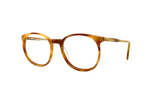 80s Round Eyeglasses | New Old Stock | Tortoise E… - image 3
