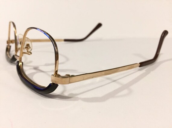 Unworn 60s Gold Metal Eyeglass Frames | New Old S… - image 7