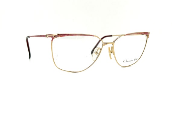 Christian Dior Gold Metal Eyeglasses | New Old Stock  display picture 1