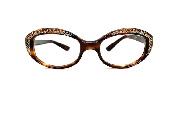 50s Cat Eye Glasses Rhinestones | New Old Stock | 