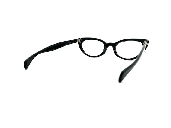 Unworn Black 50s Cat Eye Glasses | New Old Stock … - image 7