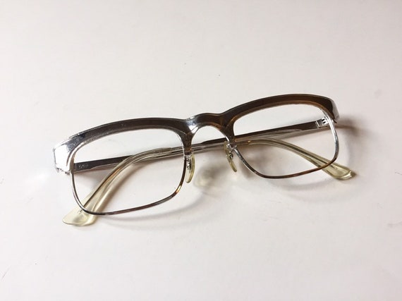 60s Clubmaster Eyeglass Frames | New Old Stock | … - image 4