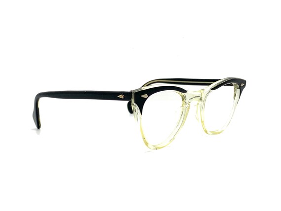 Vintage 50s Horn Rim Eyeglasses American Optical Black & - Etsy