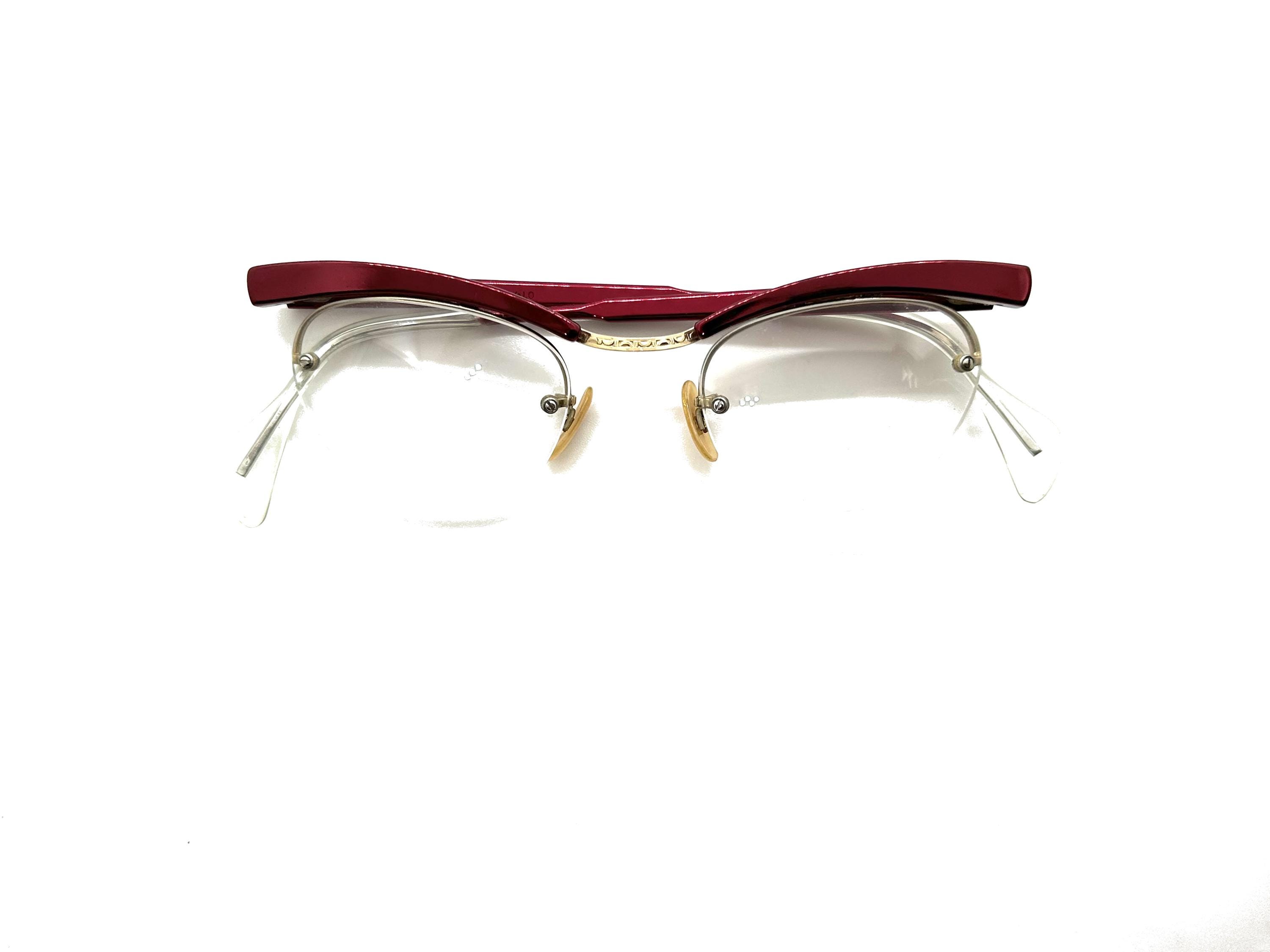 Simonottica Vintage‎ Rare Sunglasses Red Papippen Cat Eye LIMITED EDITION H1321 Vintage Cat Eye Sunglasses Red - Etsy main image 2