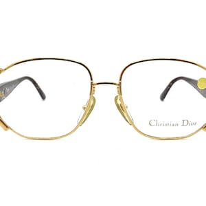 Vintage Christian Dior Butterfly Eyeglasses | New Old Stock | Oversized 80s Christian Dior Sunglasses | Dior Eyeglass Frames Rhinestones