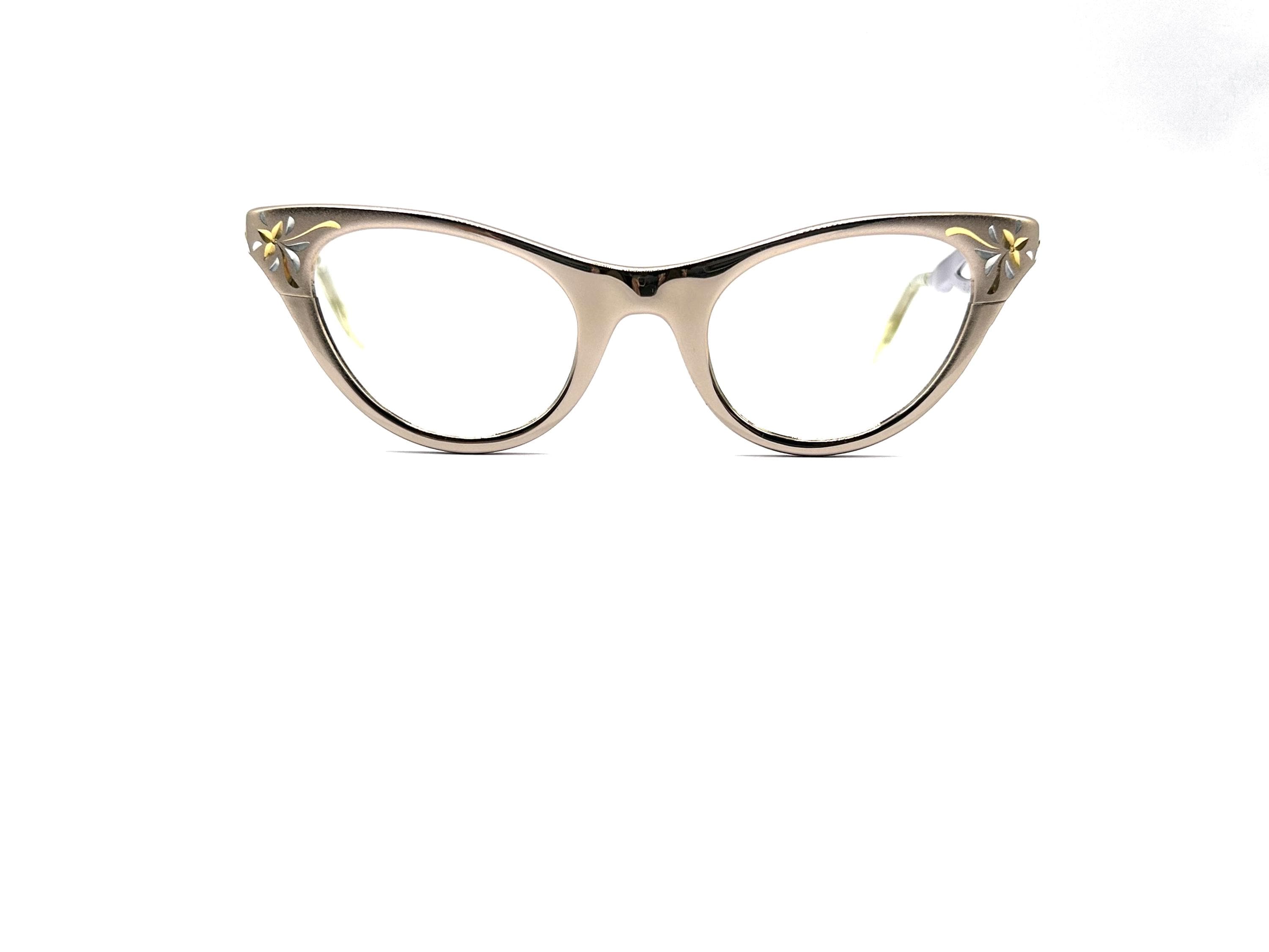 60s Cat Eye Glasses Frames | American Optical Rose & Pink 