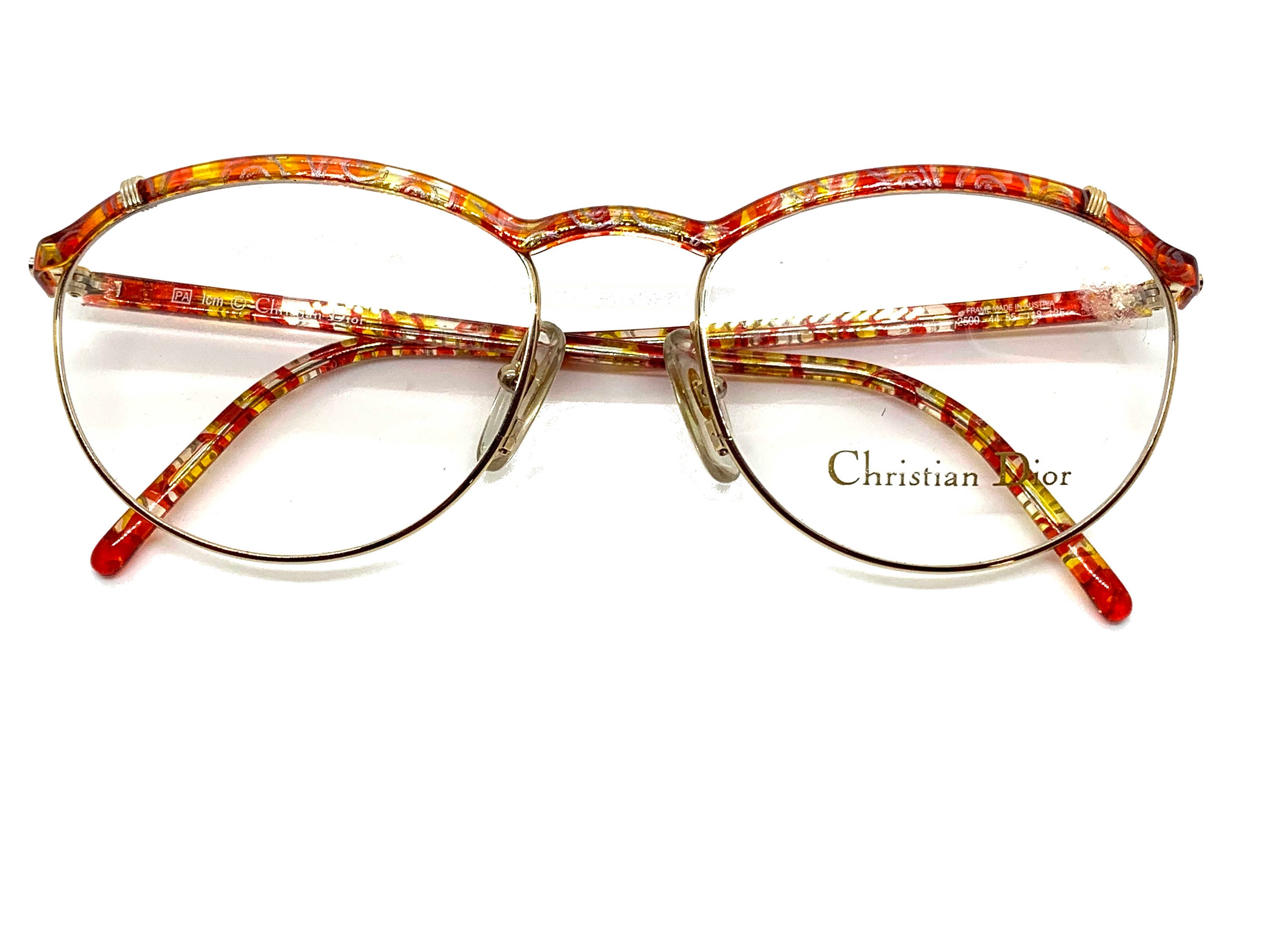 Vintage 80s Christian Dior Round Eyeglasses | New Old Stock  display picture 2