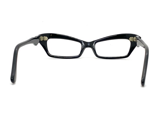 Unworn 50s Black Cat Eye Glasses | New Old Stock … - image 5