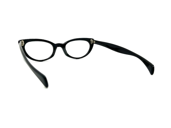 Unworn Black 50s Cat Eye Glasses | New Old Stock … - image 6
