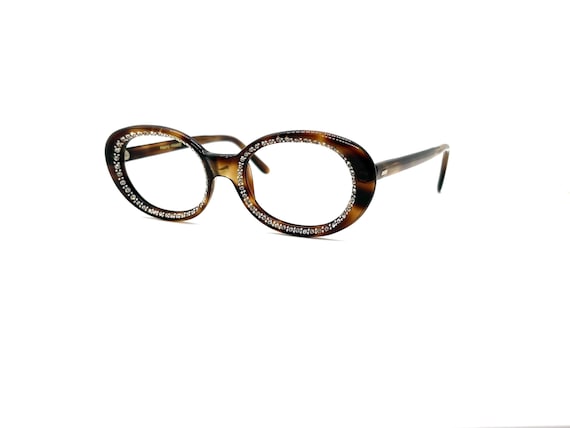 50s Tortoise Eyeglasses | 60s Unworn Oval Cat Eye… - image 4