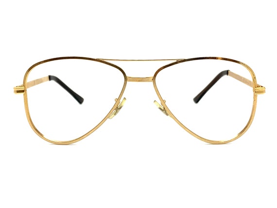 60s Double Bridge Aviator Eyeglasses | New Old St… - image 1