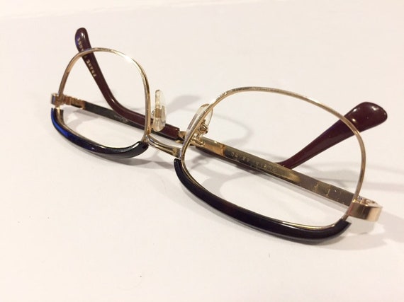 Unworn 60s Gold Metal Eyeglass Frames | New Old S… - image 6