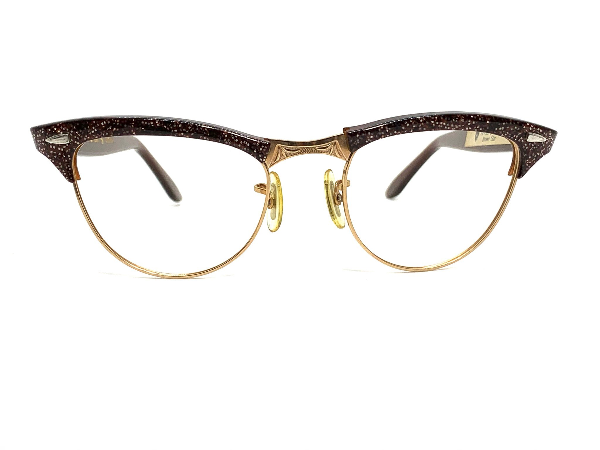 50s American Optical Cat Eye Glasses Vintage 60s Glitter Cat - Etsy