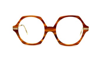 Vintage 1970s Brown Tortoiseshell Eyeglasses Frames, Unisex, Deadstock/Unworn Vintage 1970s Playgirl Eyeglasses or Frames for Sunglasses  main image 3