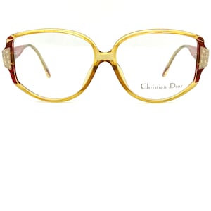 Christian Dior Glasses | New Old Stock | 80s Christian Dior Eyeglass Frames | Dior Eyeglasses 2801 30 | Pink & Red Dior Sunglasses Frames