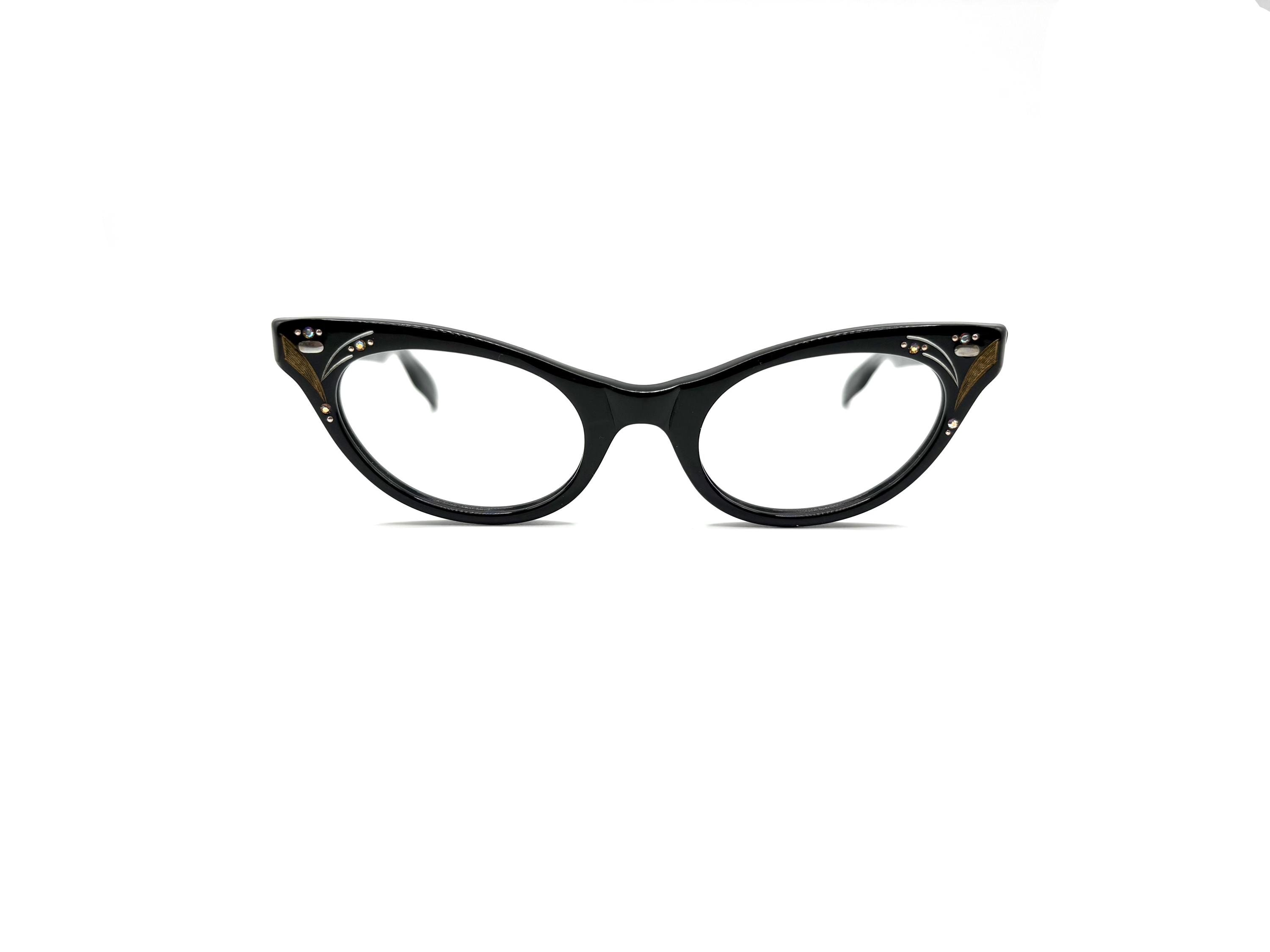 Vintage 50s 60s Rhinestone Eyeglasses - Etsy display picture 1