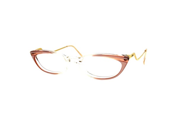 60's Cat Eye Glasses | New Old Stock | Rose & Cle… - image 3