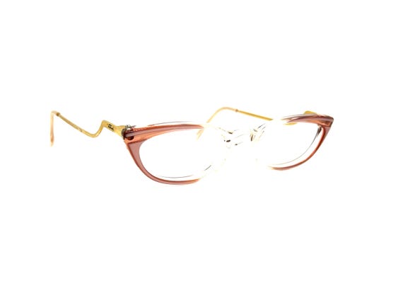 60's Cat Eye Glasses | New Old Stock | Rose & Cle… - image 2