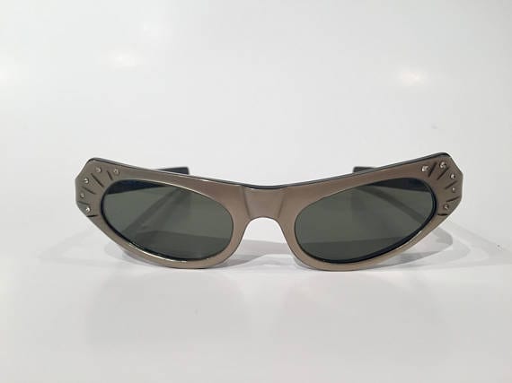 Cat Eye Sunglasses | Vintage 60s Sunglasses | New… - image 1