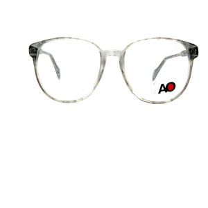 80s Round Eyeglasses | New Old Stock | American Optical Mod 1110 | Gray Round Glasses Frames | Preppy Eyeglass Frames | Vintage Sunglasses