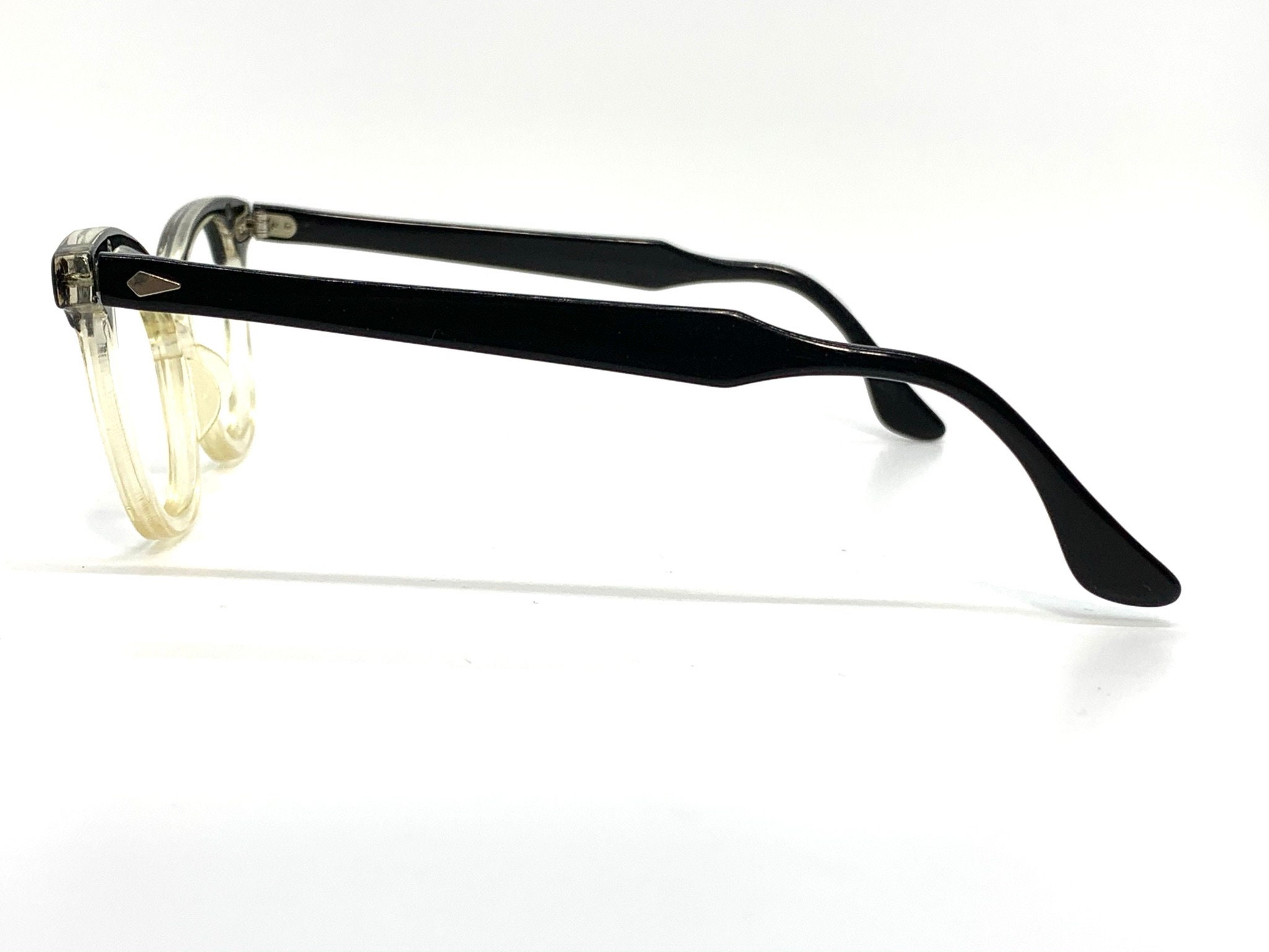 True Vintage Tart Optical 50s Two Tone Arnel Style Glasses Crystal 