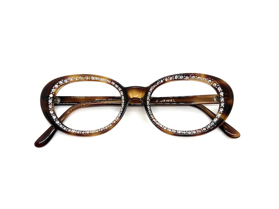 50s Tortoise Eyeglasses | 60s Unworn Oval Cat Eye… - image 3