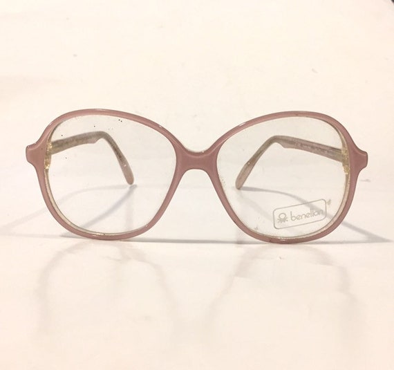 Pink Eyeglass Frames 1980's Benetton Eyeglasses | 
