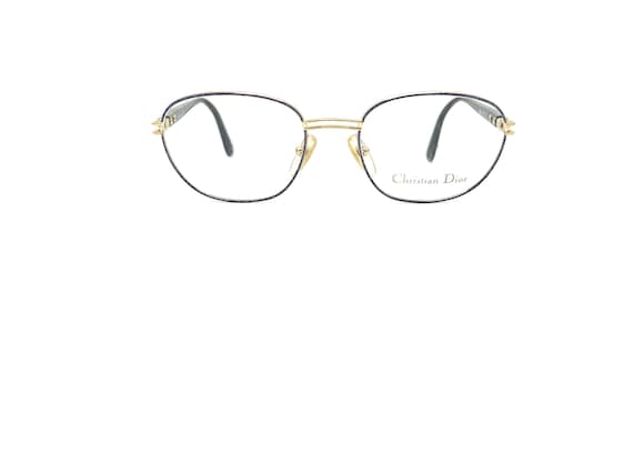 80s Christian Dior Eyeglasses | New Old Stock | Gold & Lilac | 90s