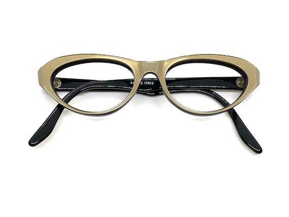 Unused Vintage 50s Gold Cat Eye Glasses | New Old… - image 4