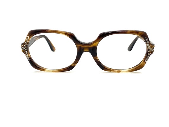 Vintage 60s Eyeglasses | New Old Stock | Hex Shap… - image 1