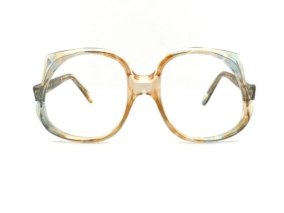 Oversized Vintage 70s Round Eyeglasses | New Old … - image 1