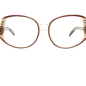 Unworn 80s Mod Pink Eyeglasses | New Old Stock | Vintage 70s Oversized Pink & Clear Eyeglass Frames | Glsses Frames | Valentino Sunglasses