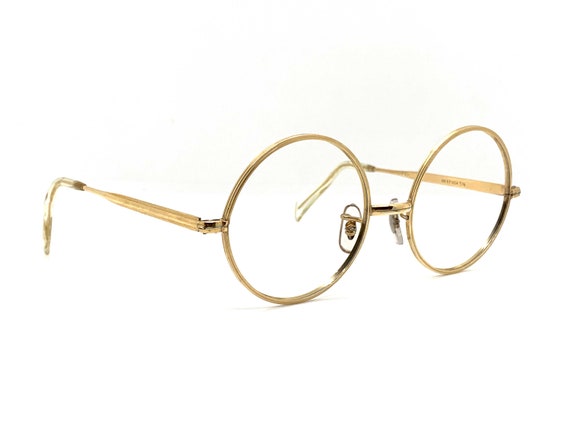 Vintage 60s Eyeglass Frames | New Old Stock | Gol… - image 2