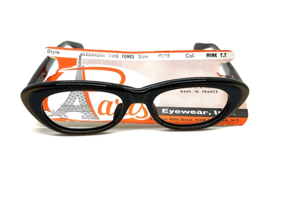 50s Cat Eye Glasses |  Two Tone Cateye Glasses | … - image 4