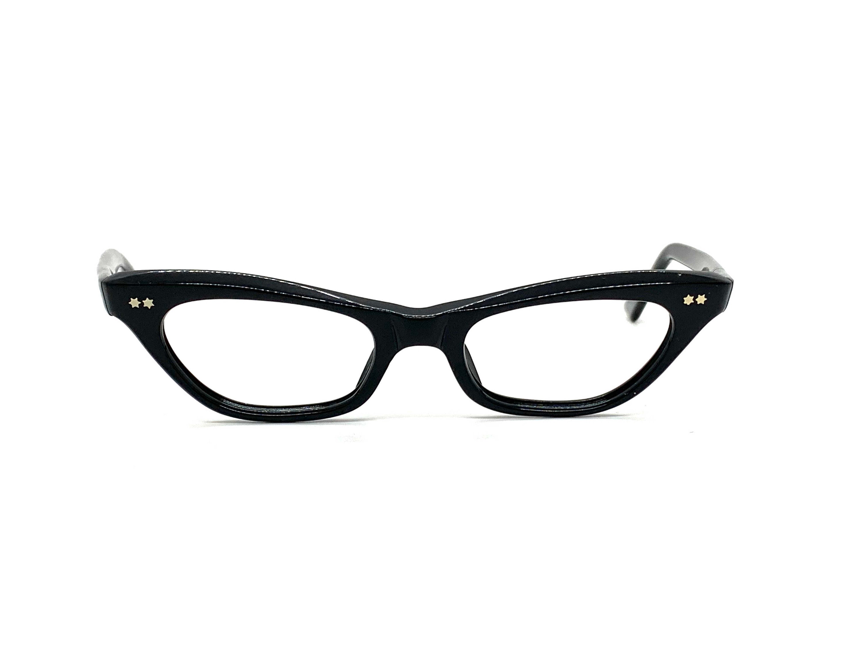 50s Black Cat Eye Glasses New Old Stock 60s Womens Cat Eye - Etsy