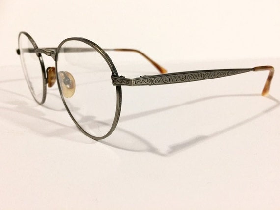 Vintage 80s Jean Lafont Round Eyeglass Frames | U… - image 2