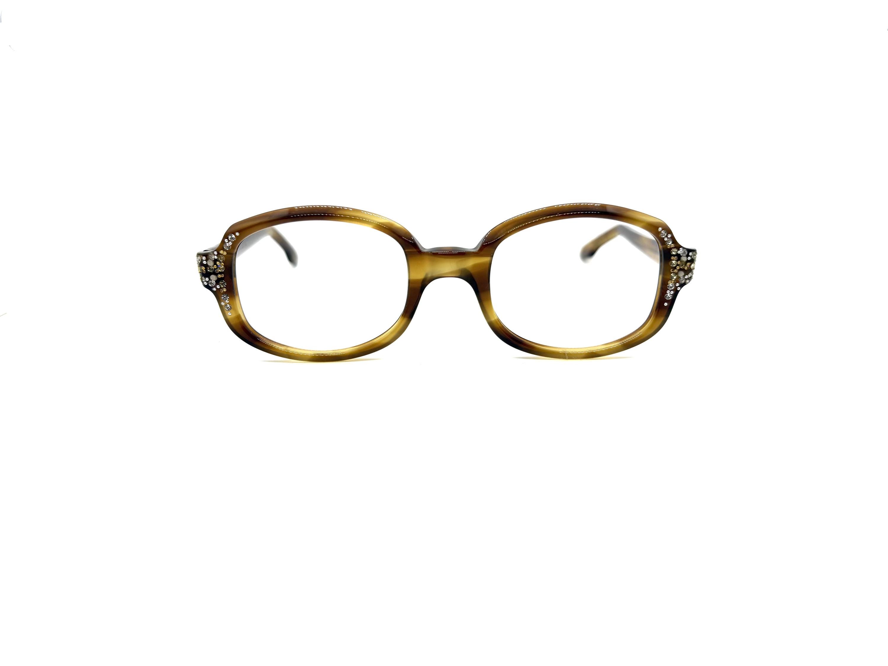 Vintage 50s 60s Rhinestone Eyeglasses - Etsy display picture 2
