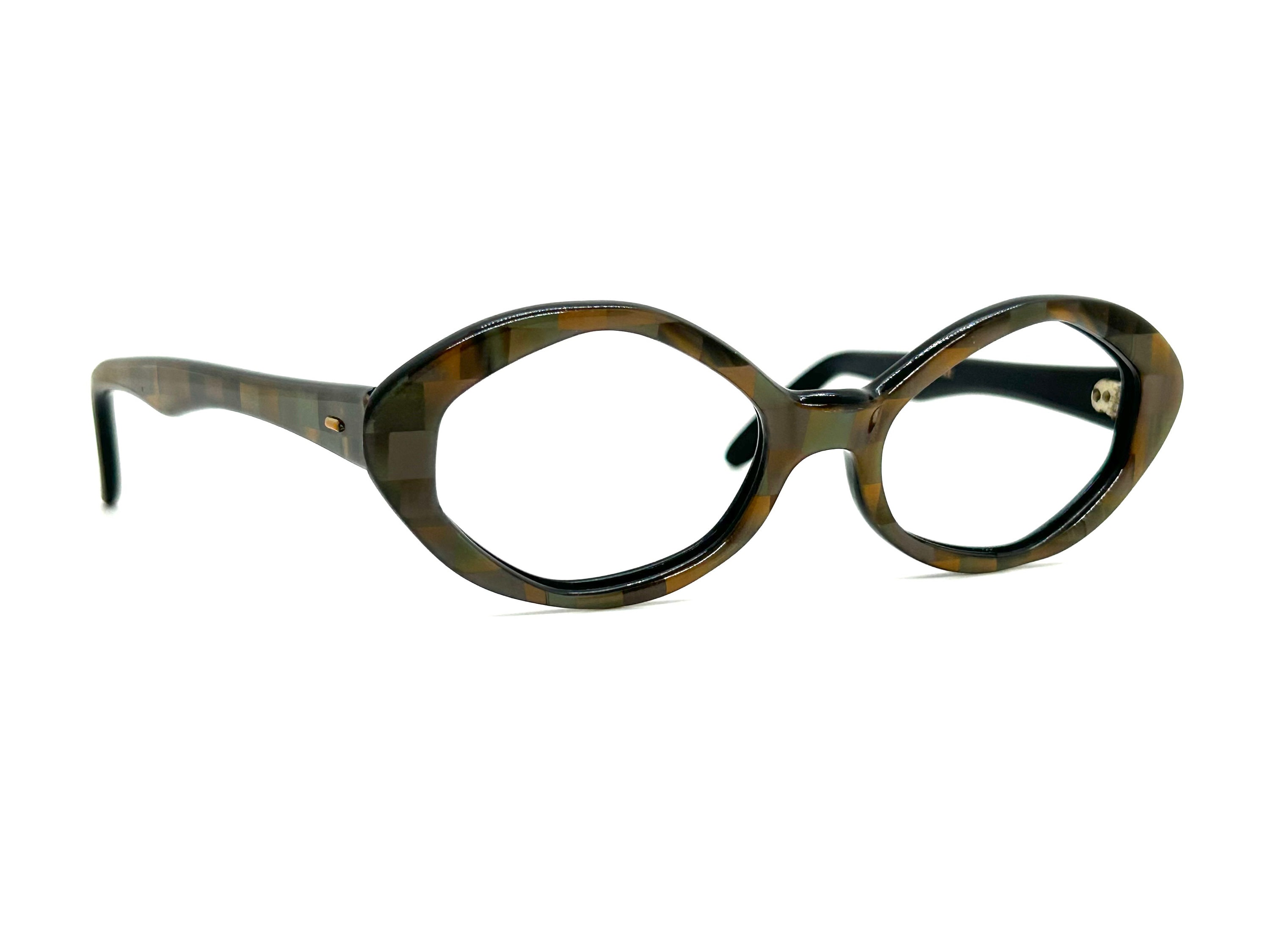 rare 60s speakeasy vintage framefrance Vintage 60s Glasses Frames | New Old Stock | Green Eyeglass