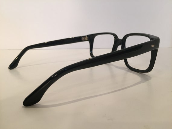 60s Black Horn Rim Eyeglass Frames | NOS | New Ol… - image 2