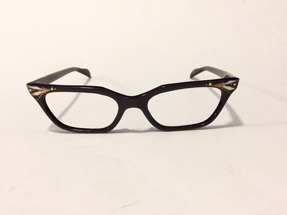 Unworn 60s Cat Eye Eyeglass Frames | Vintage Cate… - image 1